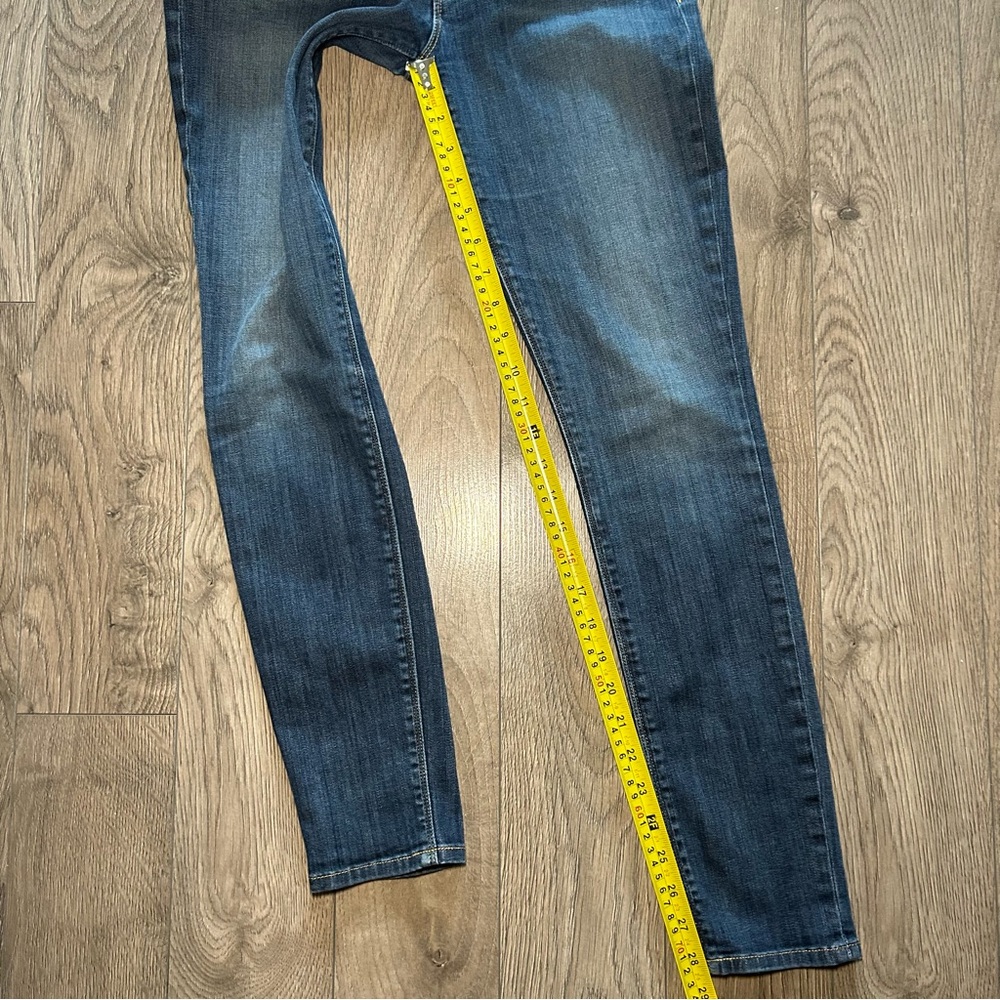 Hudson Jeans Nico Super Skinny Midrise Jean Mid / Dark Wash ‘Vera’ Size 27 - Picture 14 of 15